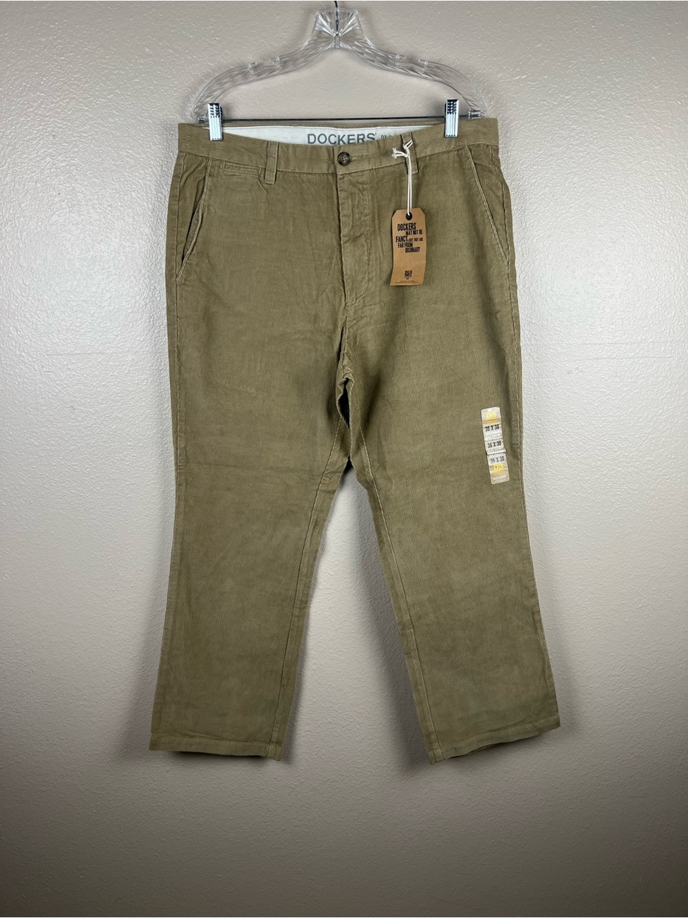 NWT Dockers D3 Classic Fit Corduroy Pants 36x30